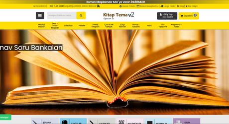 Kitap E-Ticaret Teması