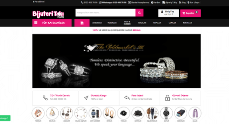 Bijuteri E-Ticaret Teması