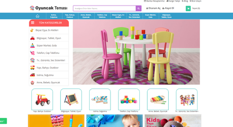 Oyuncak E-Ticaret Teması