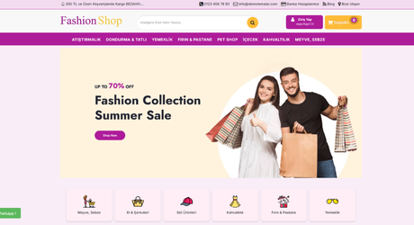 Moda E-Ticaret Web Paketi