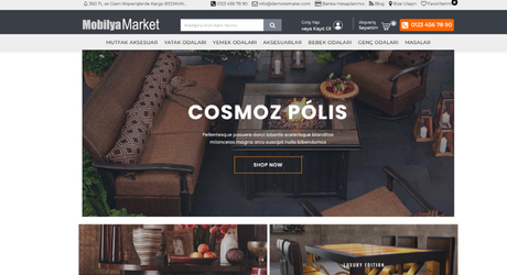 Mobilya E-Ticaret Web Paketi 1