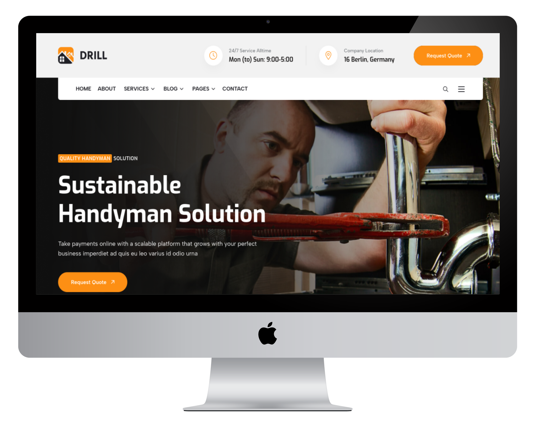 Tamirci ve Tesisatçı Web Sitesi